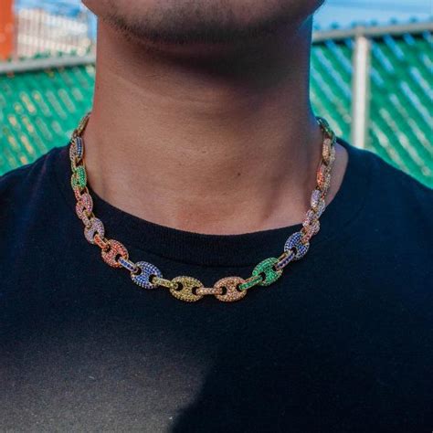 rainbow gucci necklace|Gucci link to love chain.